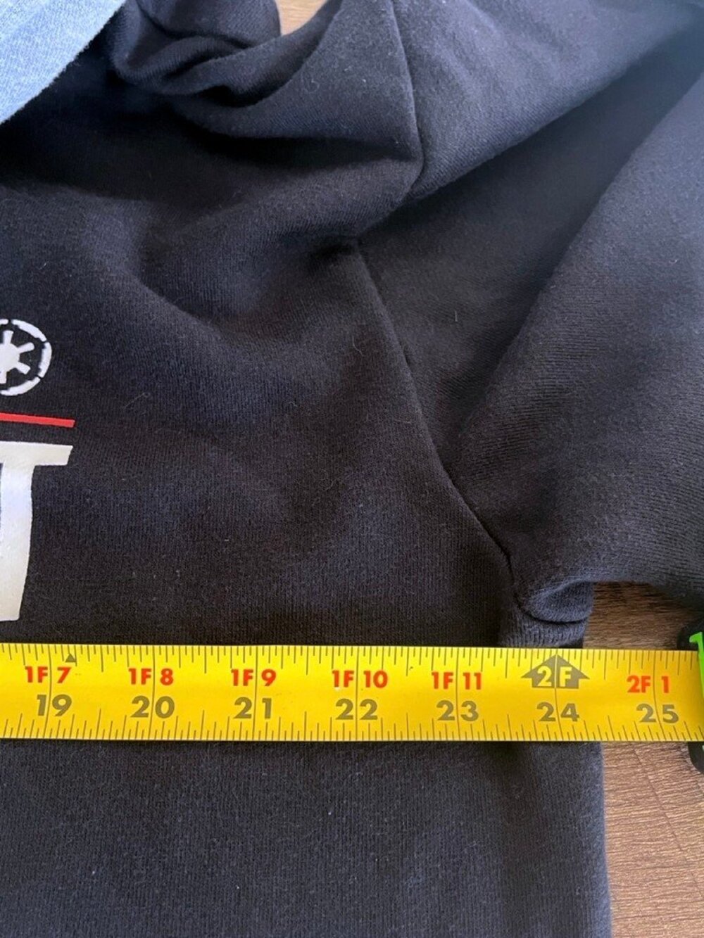 Star Wars Imperial Navy Star Destroyer Hoodie Black Gray L Streetwear - Picture 8 of 8